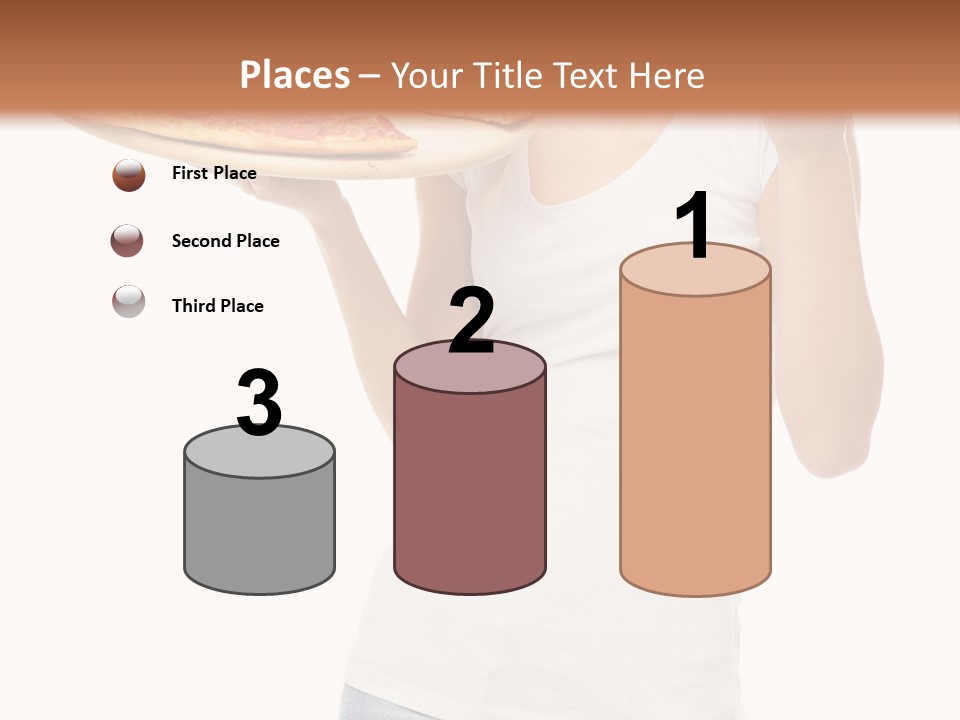 Girl Smile Positive PowerPoint Template