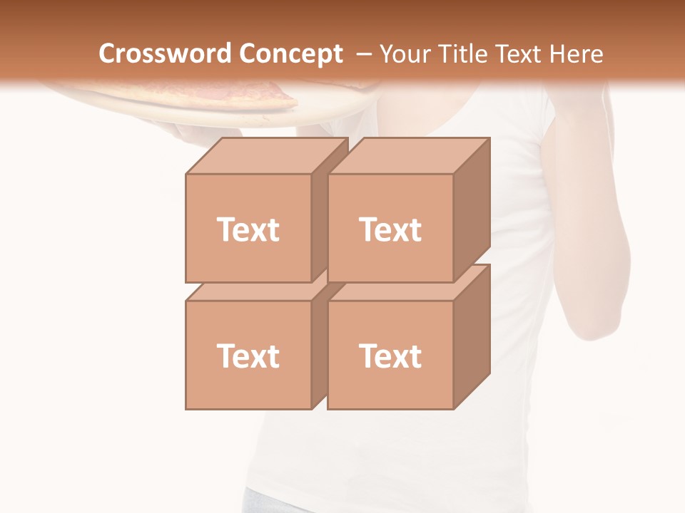 Girl Smile Positive PowerPoint Template