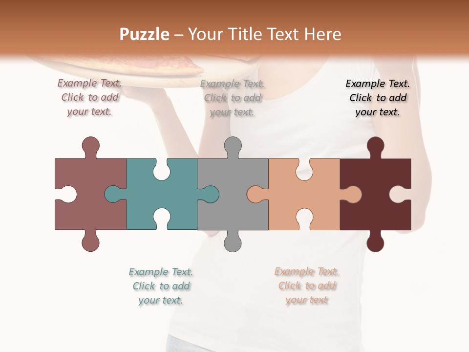 Girl Smile Positive PowerPoint Template