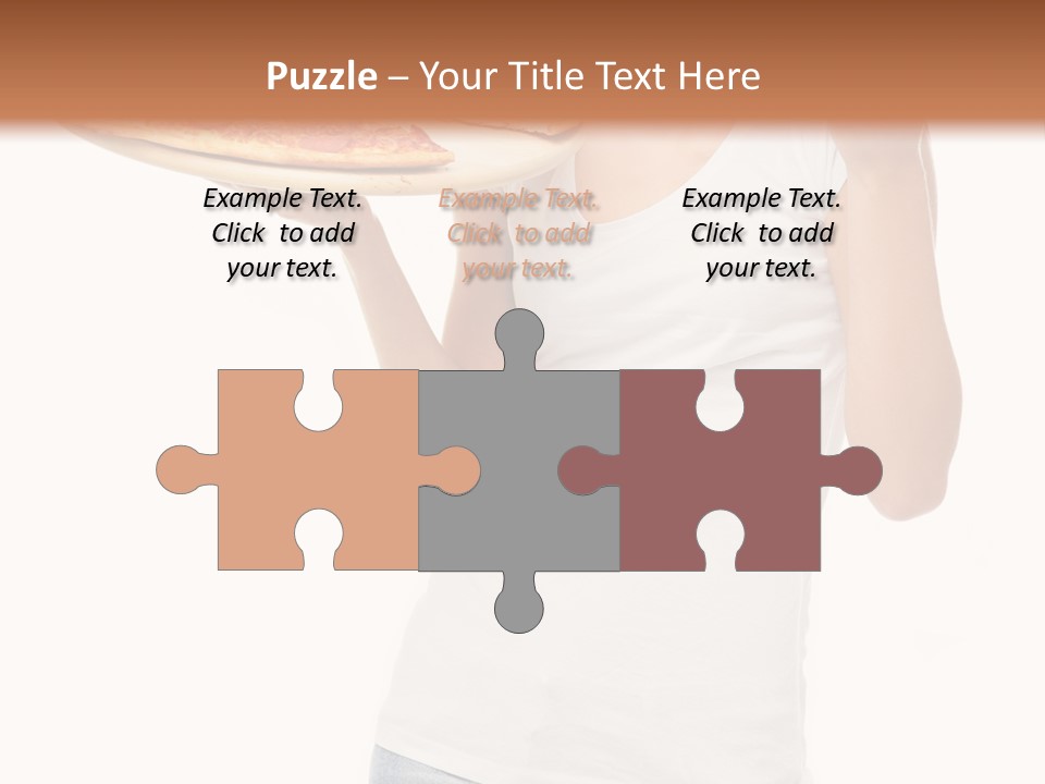 Girl Smile Positive PowerPoint Template