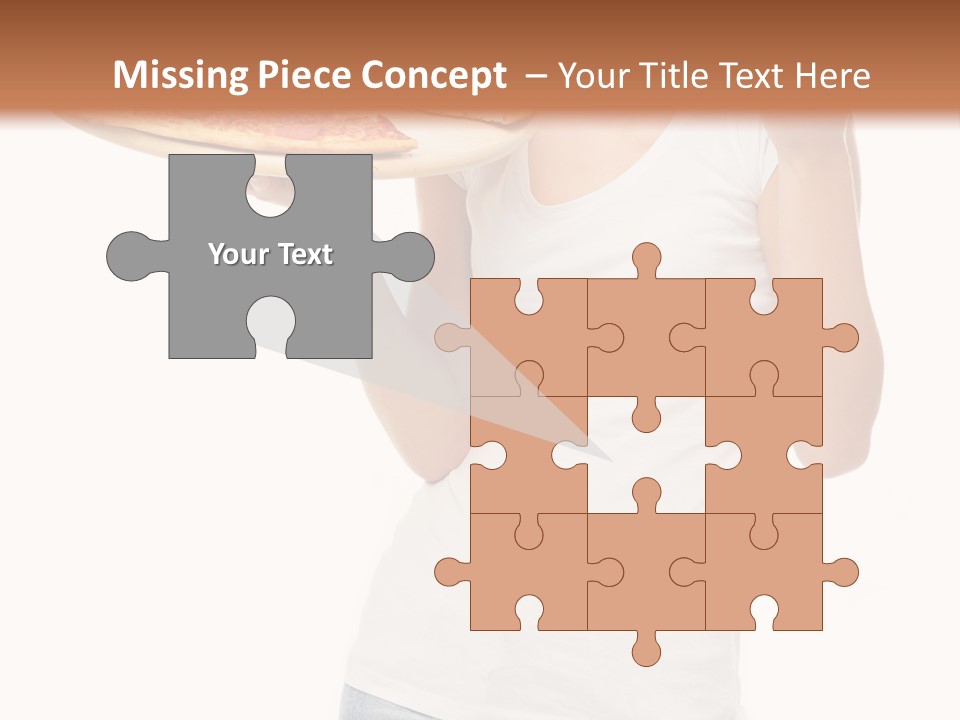 Girl Smile Positive PowerPoint Template