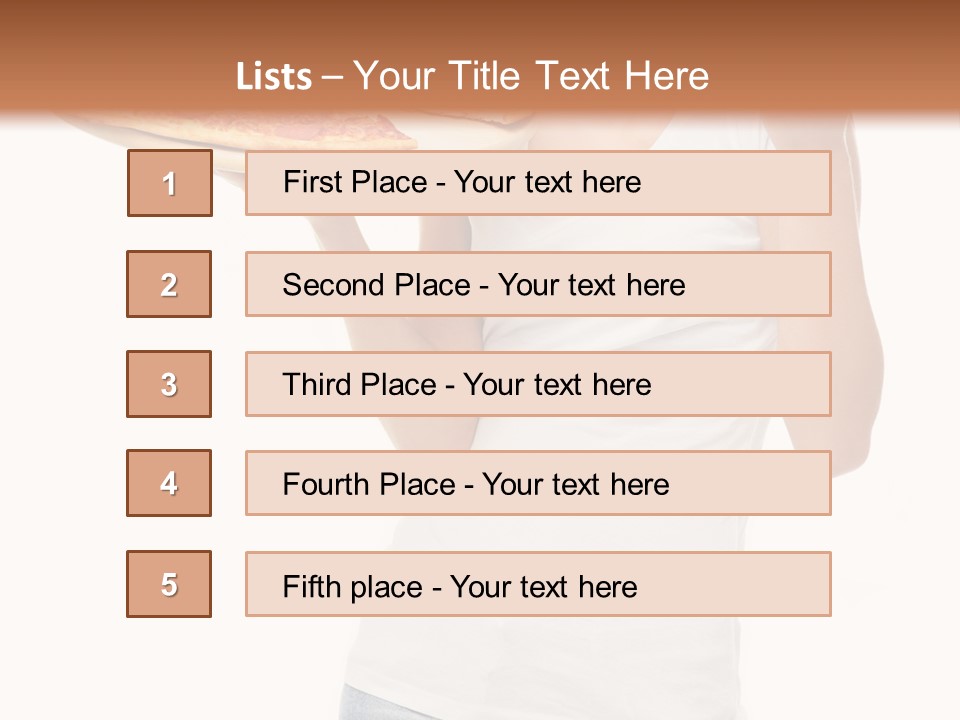 Girl Smile Positive PowerPoint Template