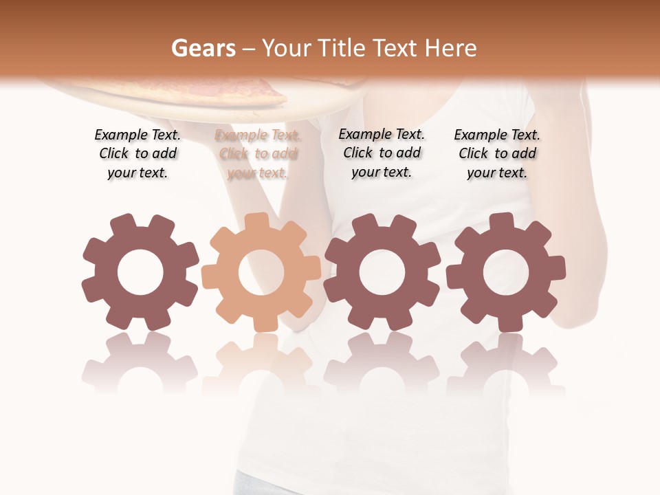 Girl Smile Positive PowerPoint Template