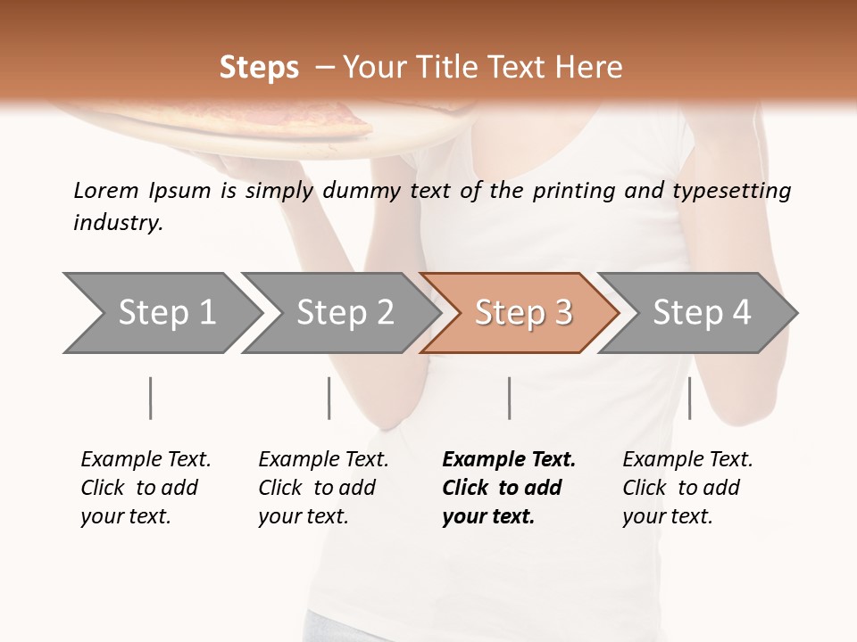 Girl Smile Positive PowerPoint Template