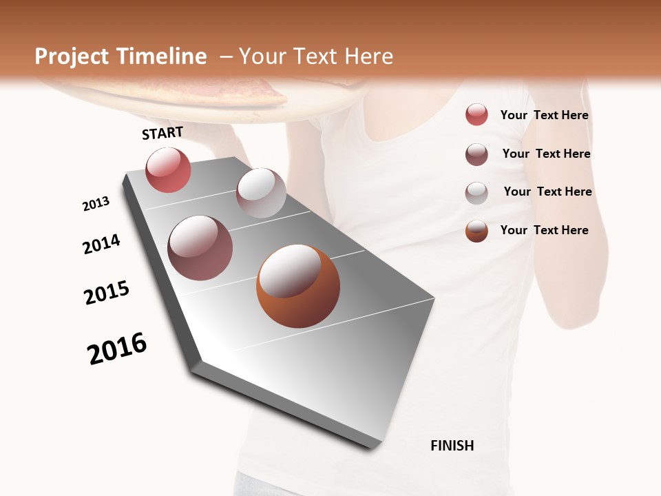 Girl Smile Positive PowerPoint Template