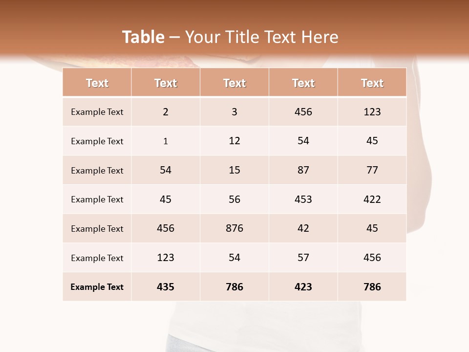 Girl Smile Positive PowerPoint Template