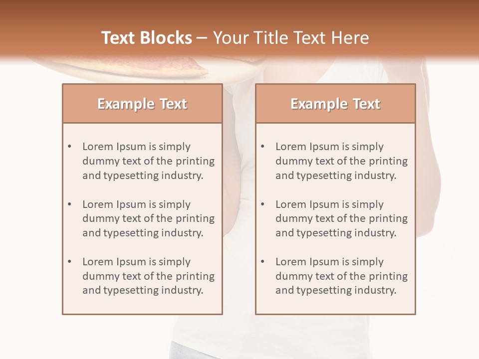 Girl Smile Positive PowerPoint Template