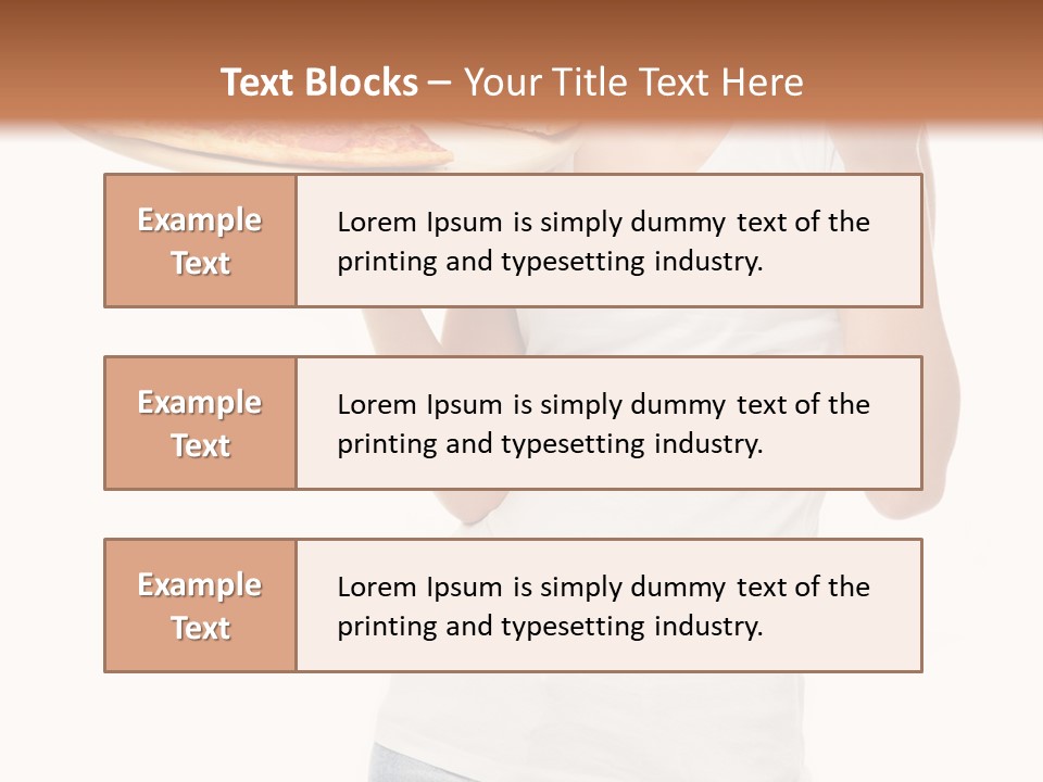Girl Smile Positive PowerPoint Template