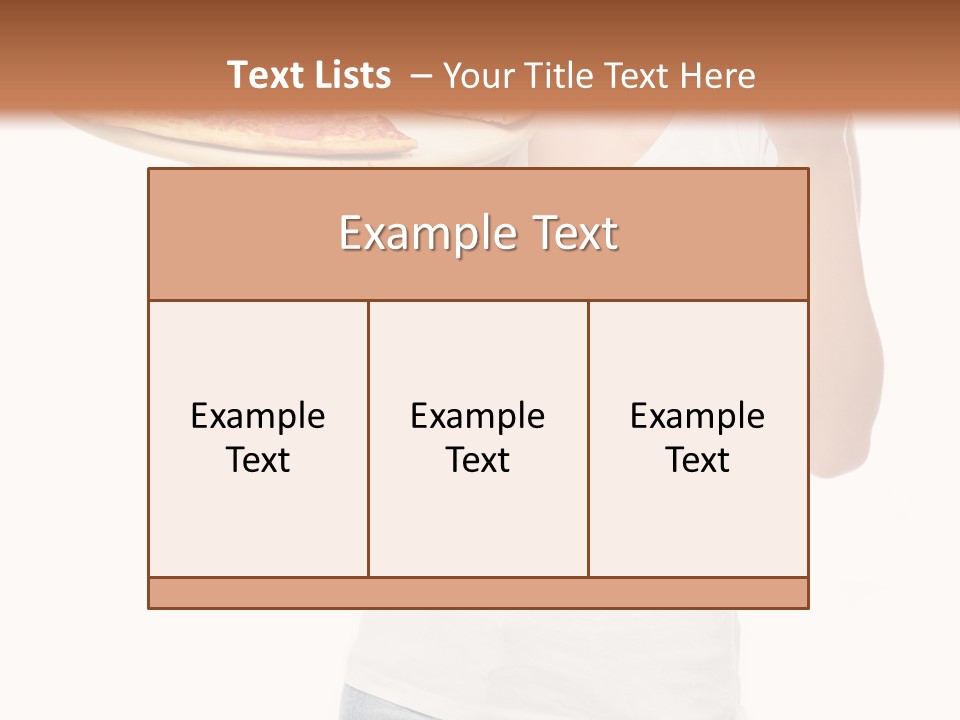 Girl Smile Positive PowerPoint Template