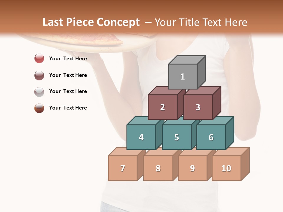 Girl Smile Positive PowerPoint Template