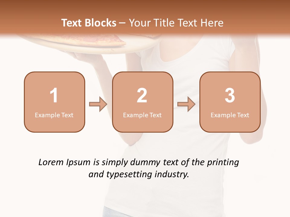 Girl Smile Positive PowerPoint Template