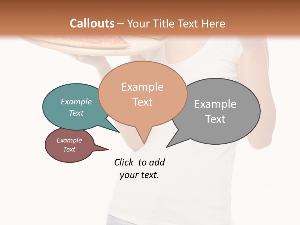 Girl Smile Positive PowerPoint Template