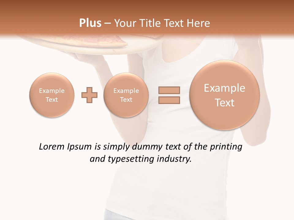 Girl Smile Positive PowerPoint Template