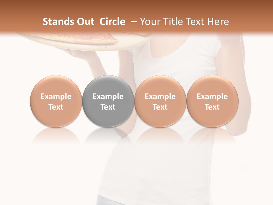 Girl Smile Positive PowerPoint Template