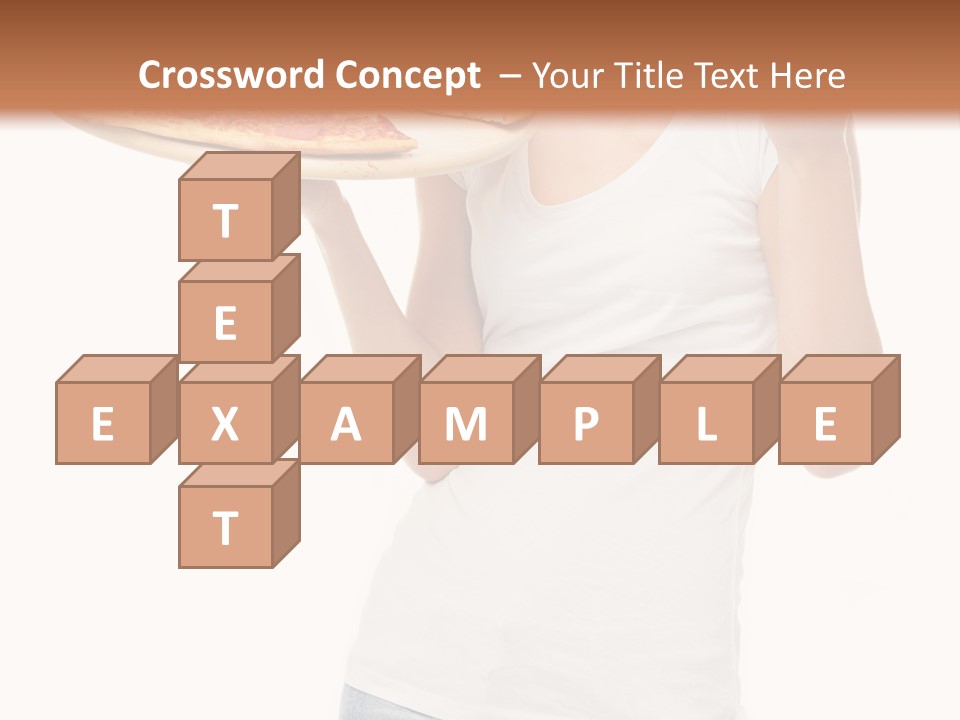 Girl Smile Positive PowerPoint Template