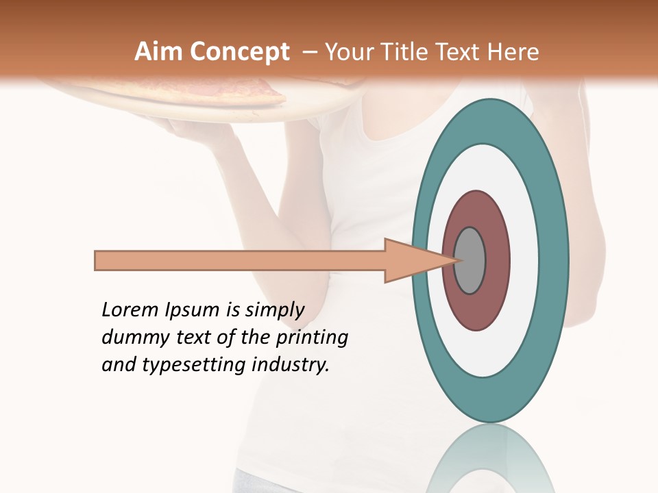 Girl Smile Positive PowerPoint Template