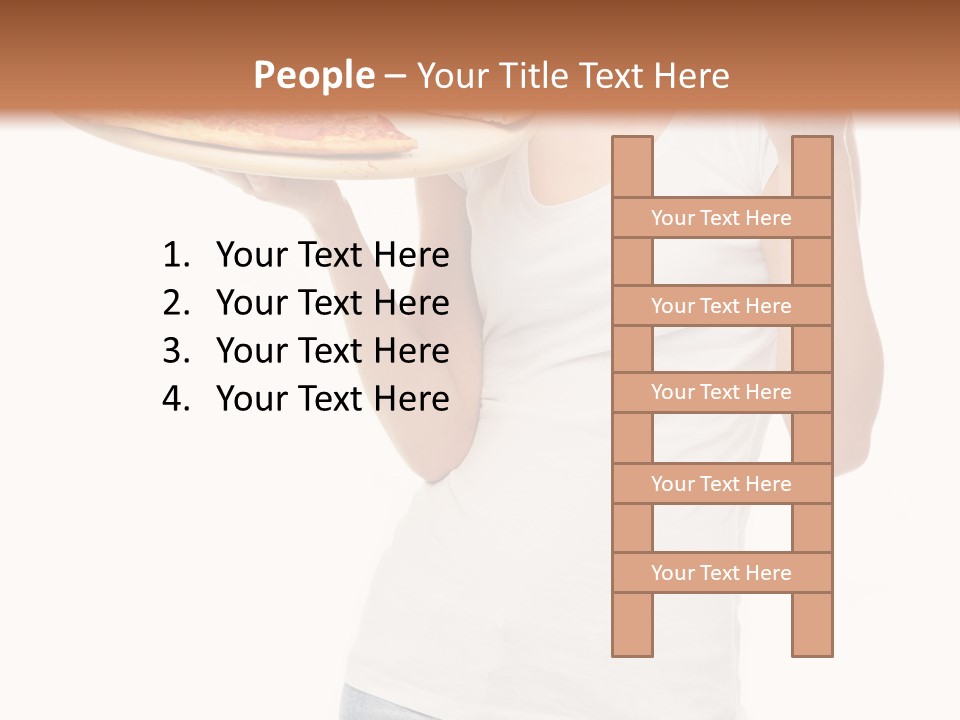 Girl Smile Positive PowerPoint Template