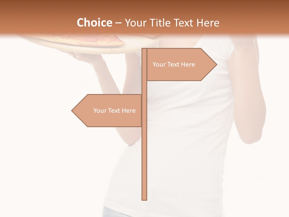 Girl Smile Positive PowerPoint Template