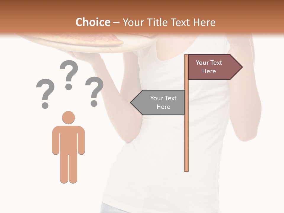 Girl Smile Positive PowerPoint Template