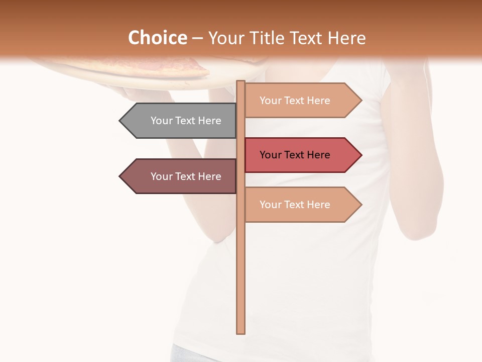 Girl Smile Positive PowerPoint Template