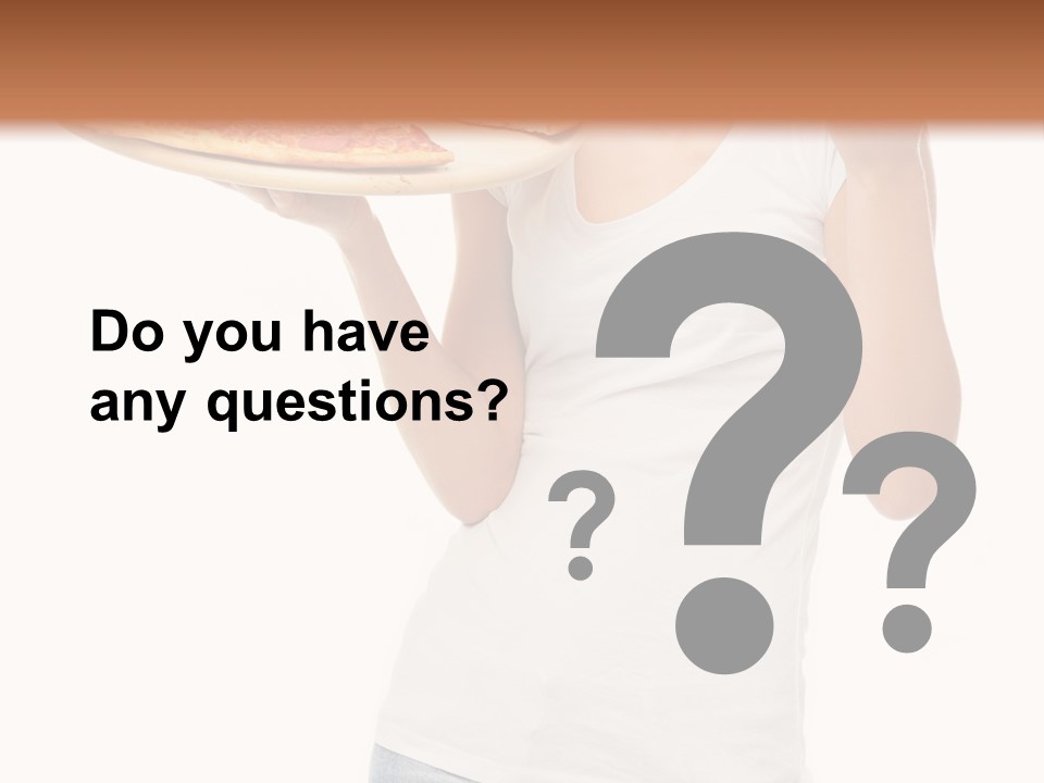 Girl Smile Positive PowerPoint Template