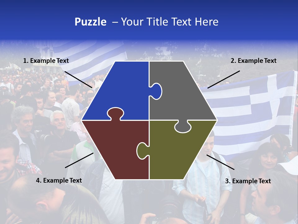 Police Economy Greece PowerPoint Template