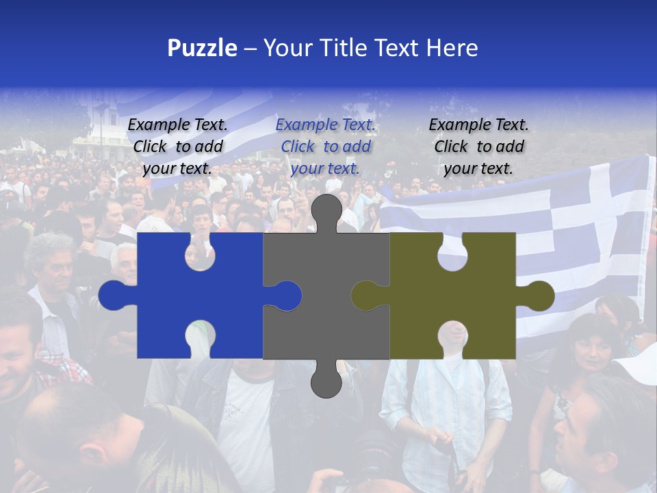 Police Economy Greece PowerPoint Template