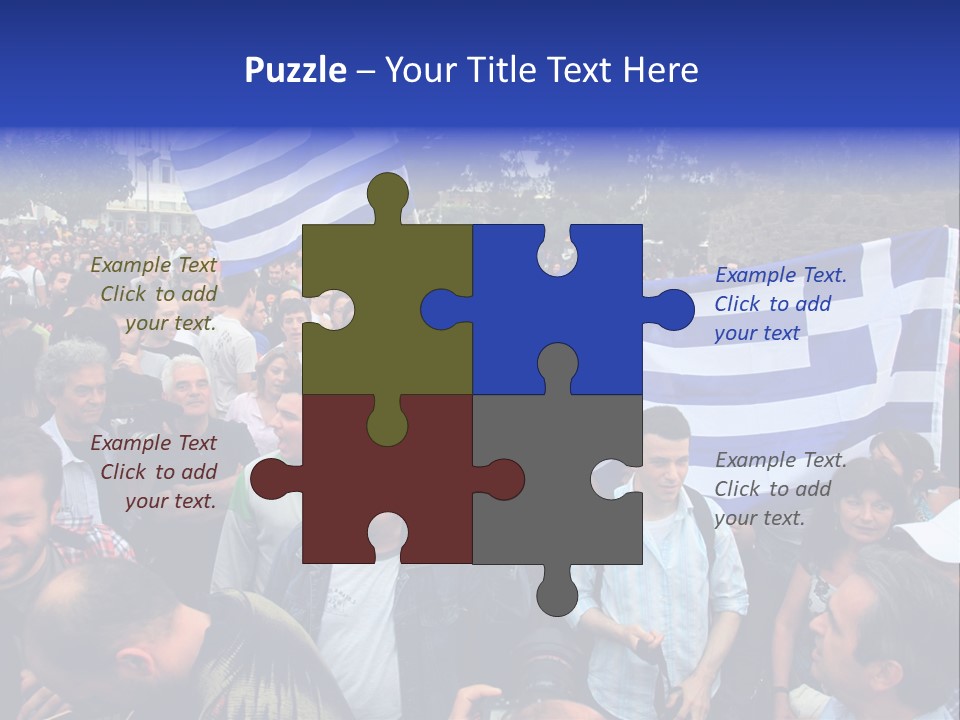 Police Economy Greece PowerPoint Template