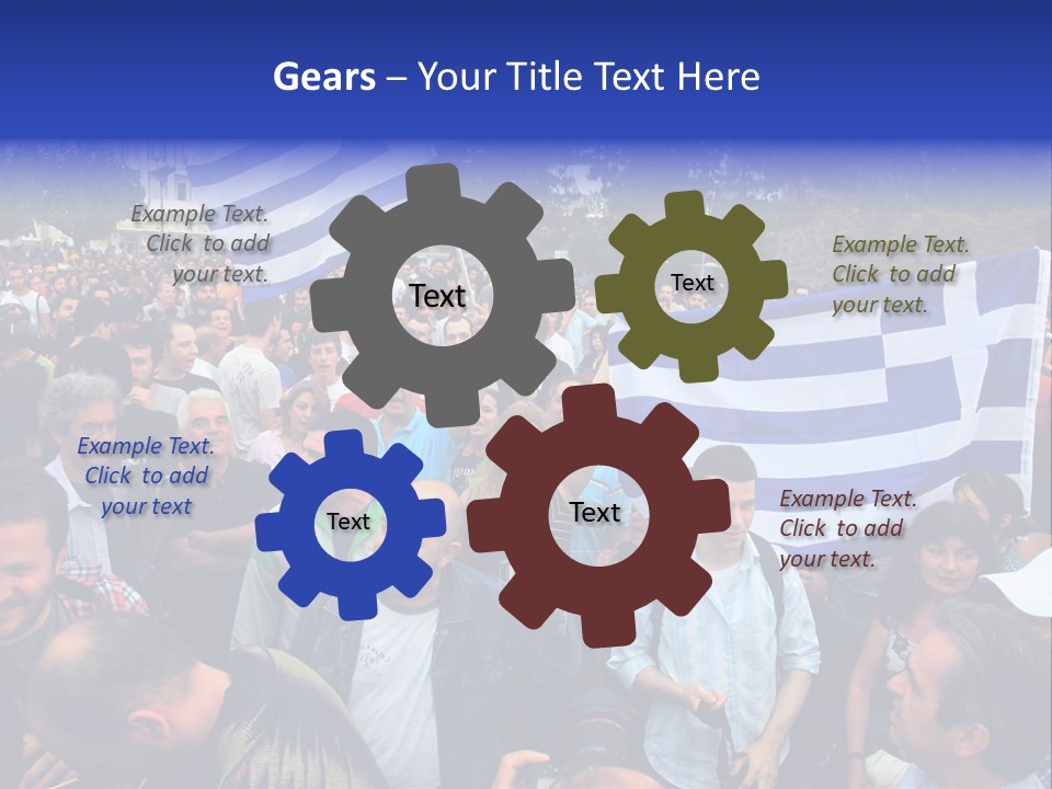 Police Economy Greece PowerPoint Template