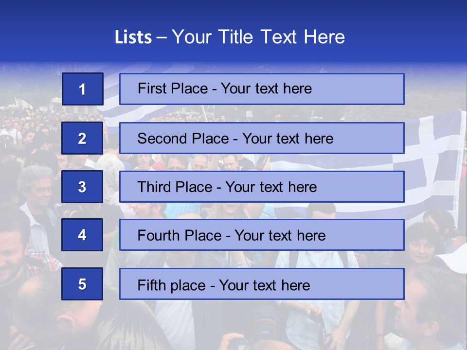 Police Economy Greece PowerPoint Template