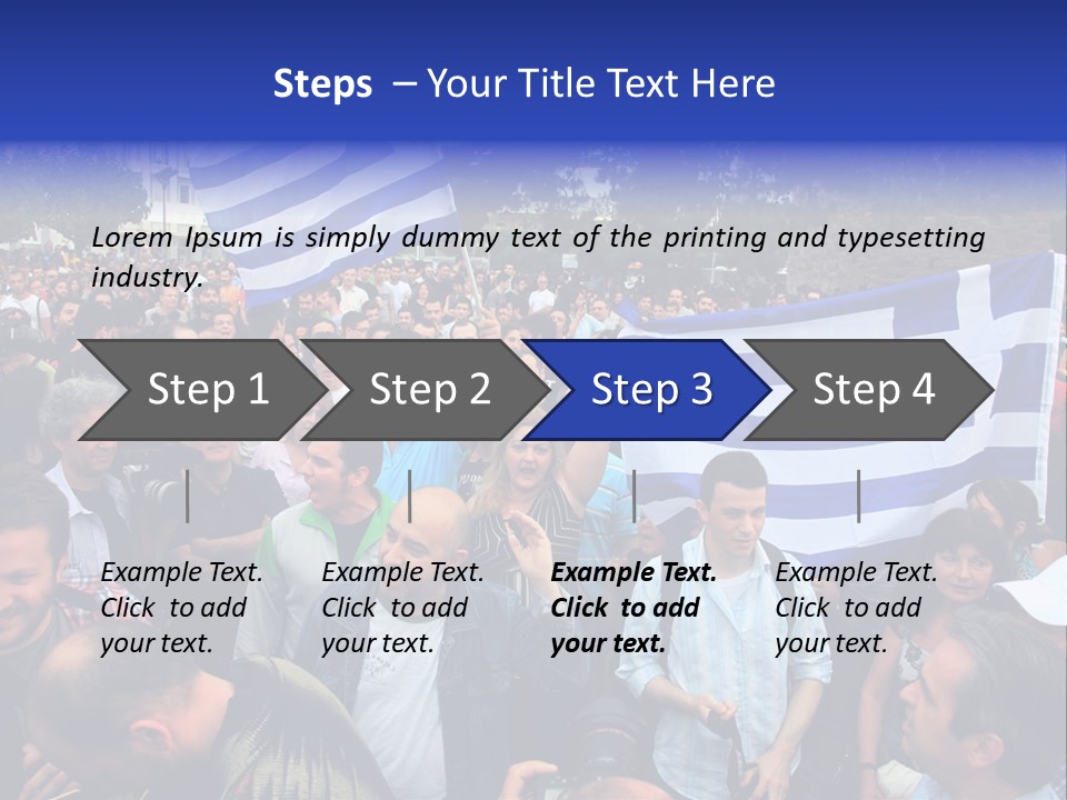 Police Economy Greece PowerPoint Template