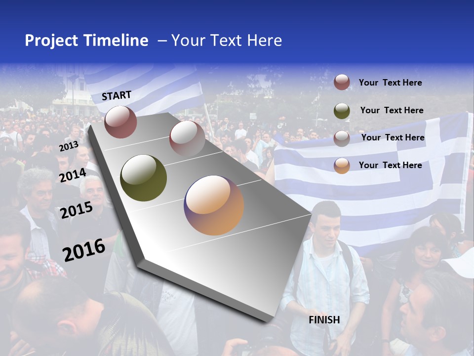 Police Economy Greece PowerPoint Template