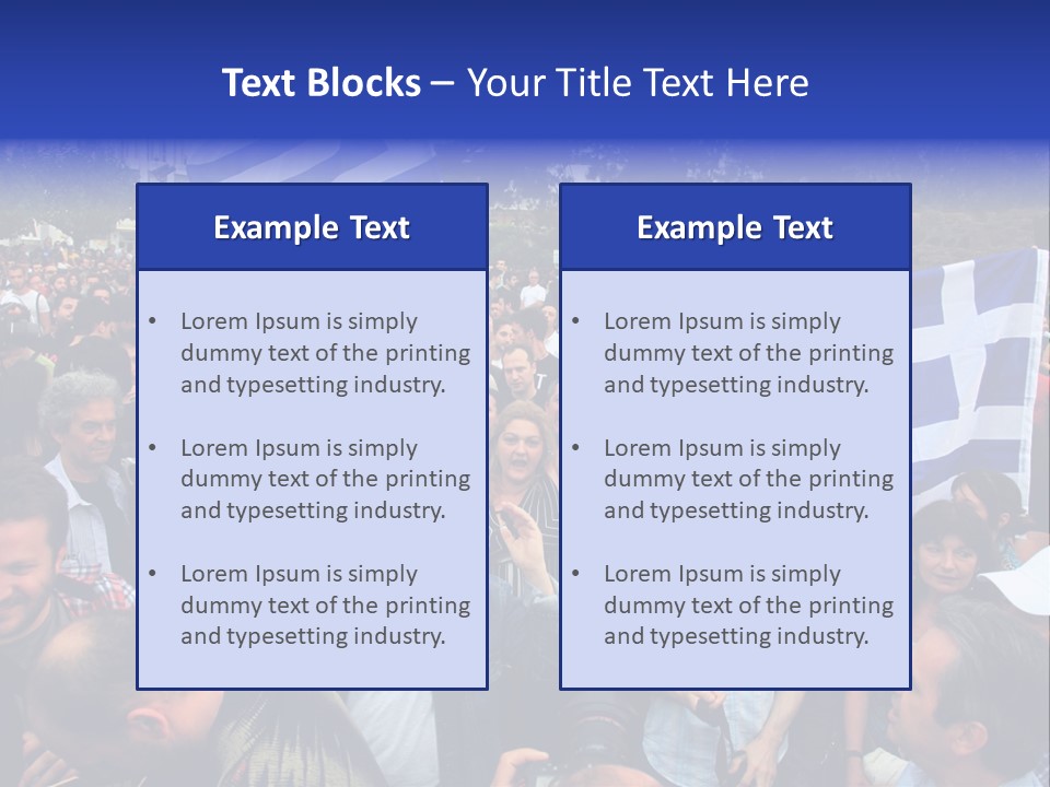 Police Economy Greece PowerPoint Template