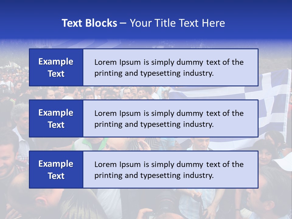 Police Economy Greece PowerPoint Template
