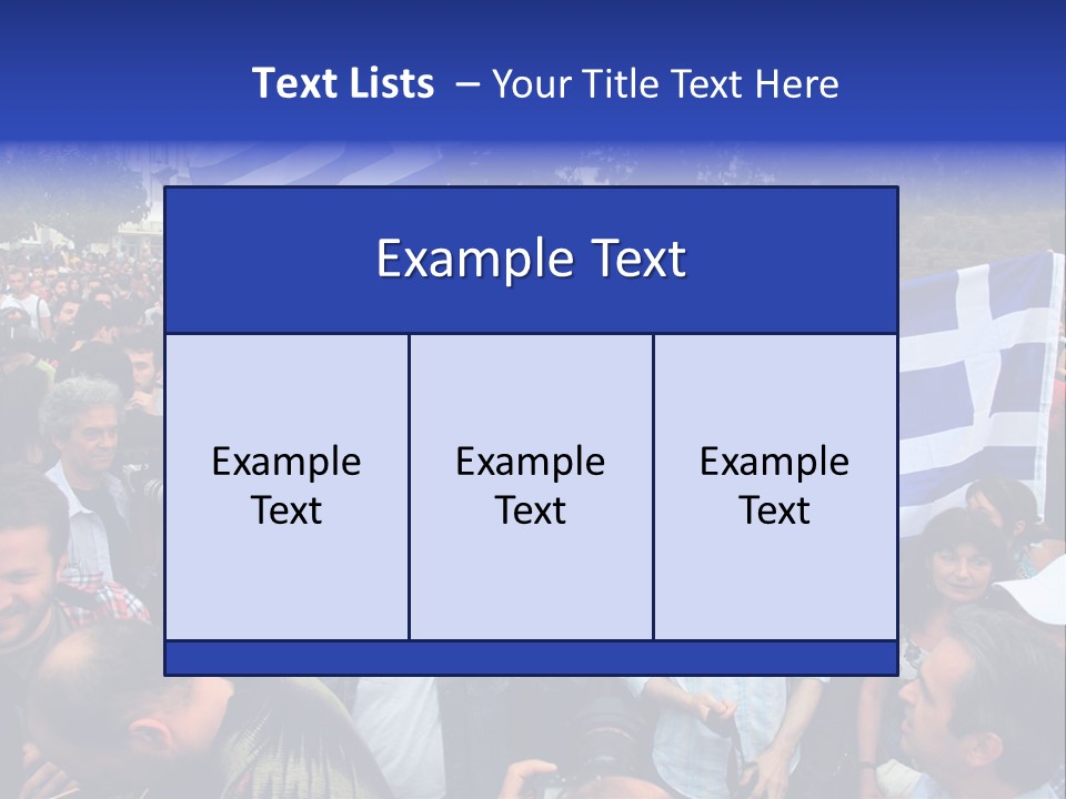 Police Economy Greece PowerPoint Template