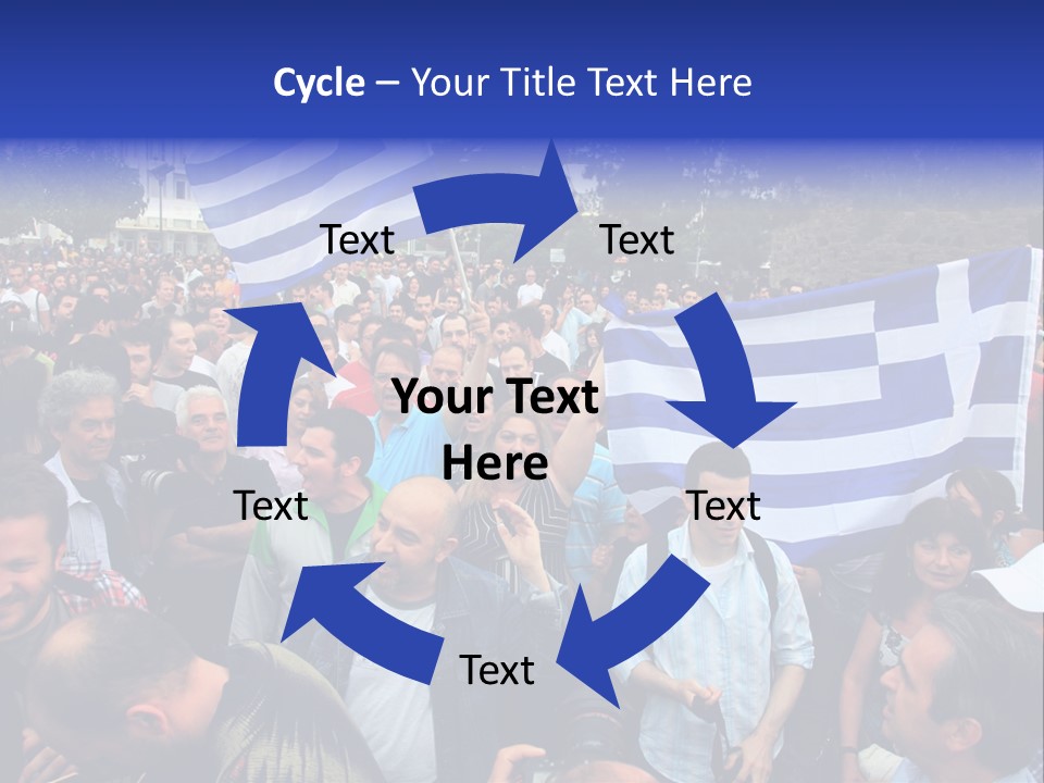 Police Economy Greece PowerPoint Template