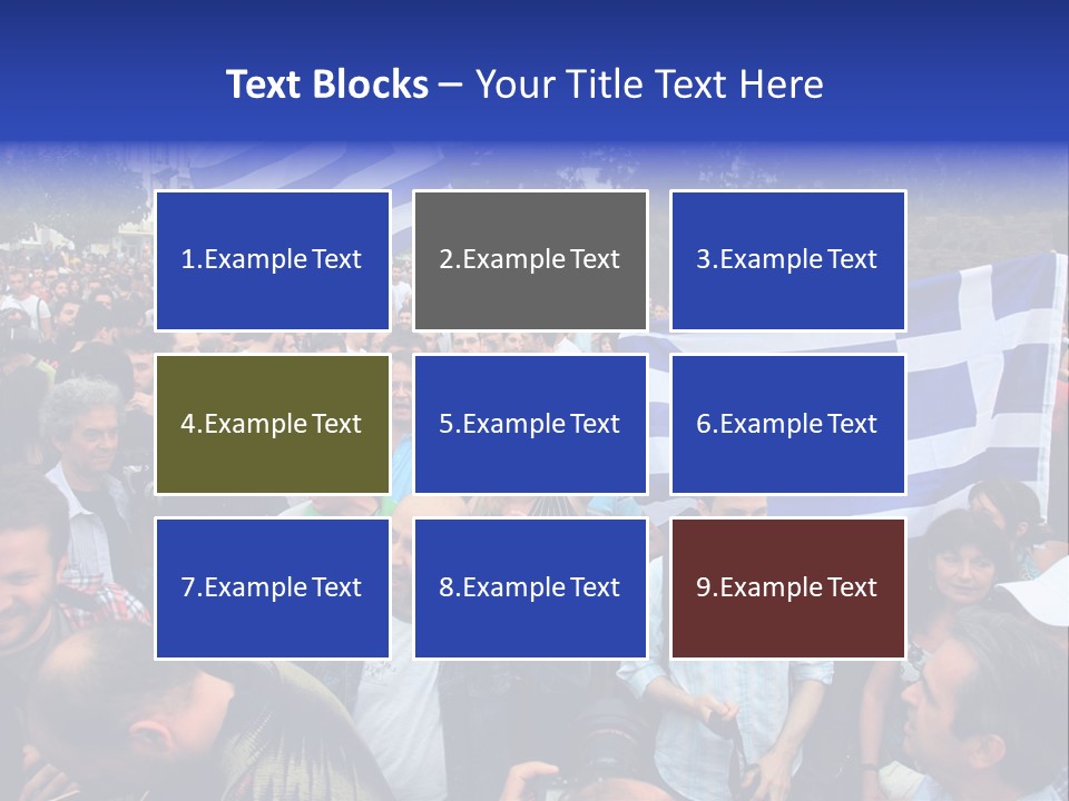 Police Economy Greece PowerPoint Template