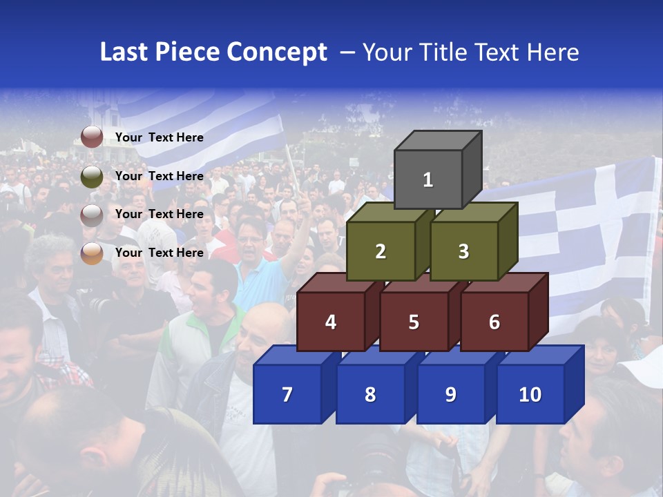 Police Economy Greece PowerPoint Template