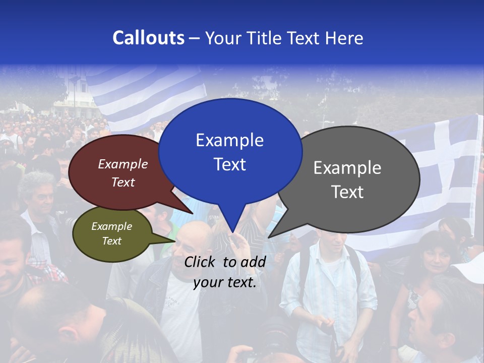 Police Economy Greece PowerPoint Template