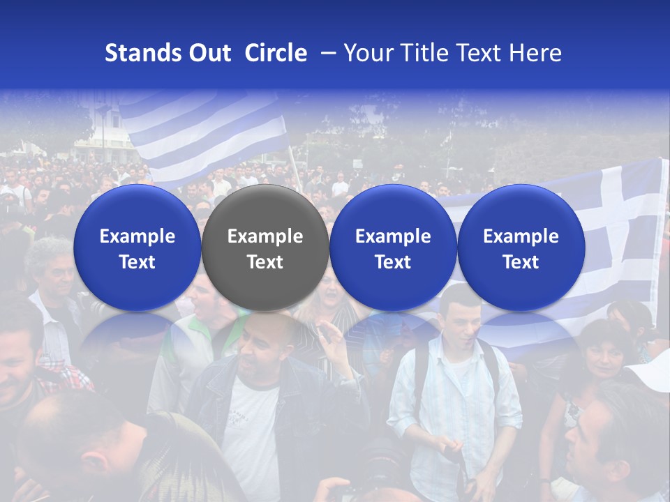 Police Economy Greece PowerPoint Template