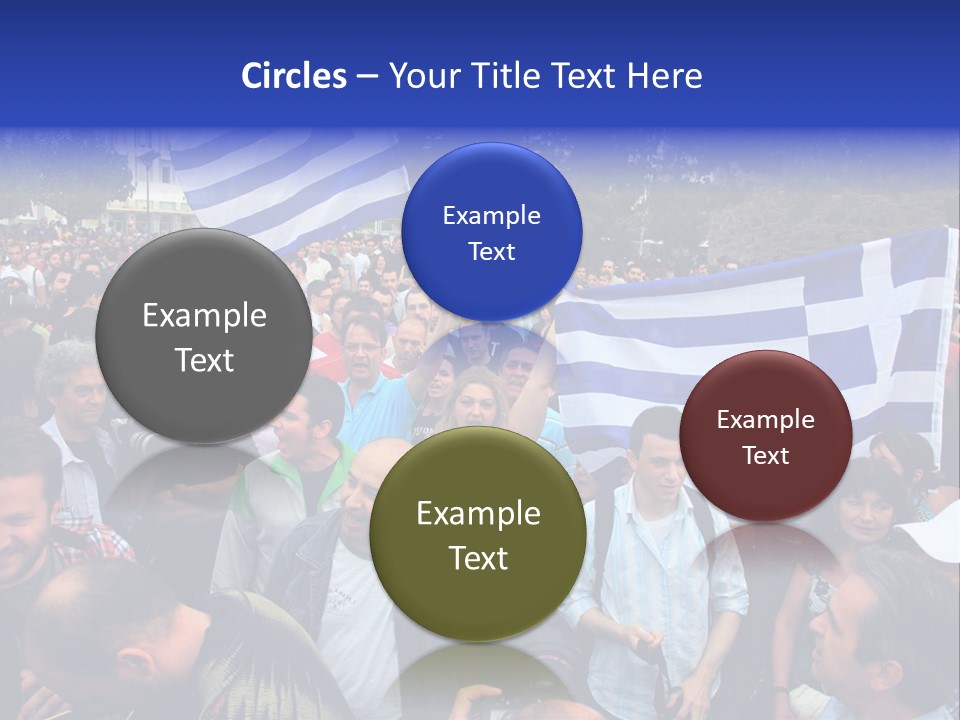 Police Economy Greece PowerPoint Template