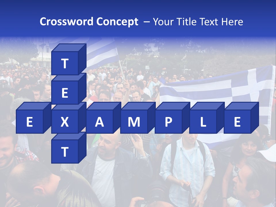 Police Economy Greece PowerPoint Template