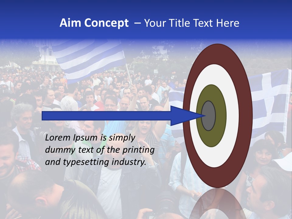 Police Economy Greece PowerPoint Template