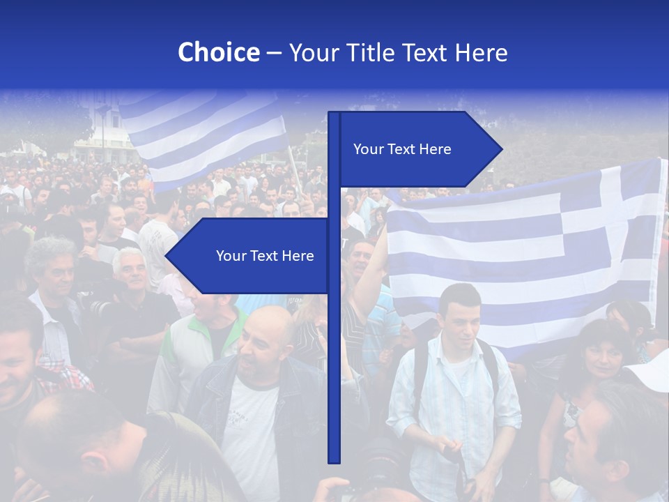 Police Economy Greece PowerPoint Template