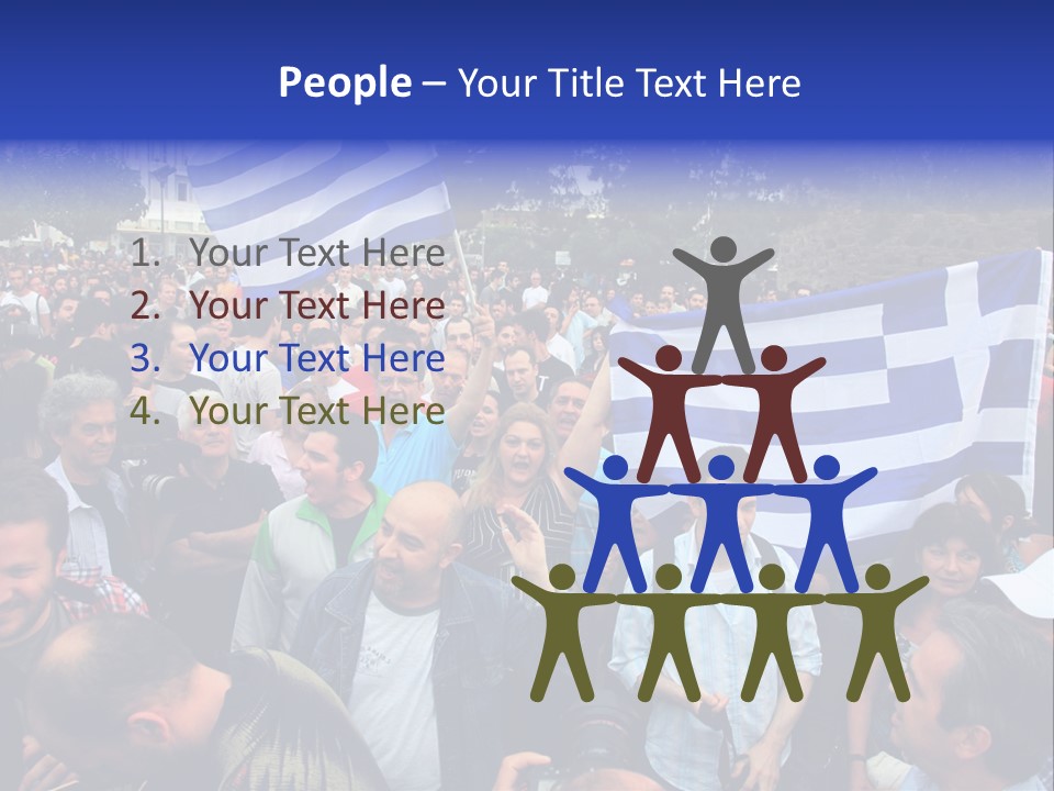 Police Economy Greece PowerPoint Template