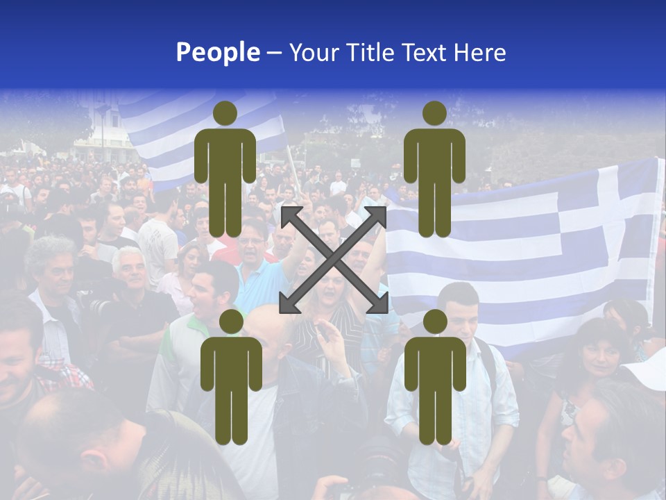 Police Economy Greece PowerPoint Template
