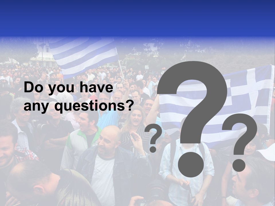 Police Economy Greece PowerPoint Template