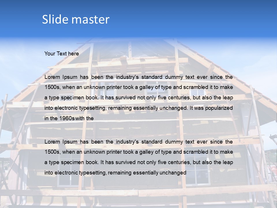 Energy Fixing Material PowerPoint Template