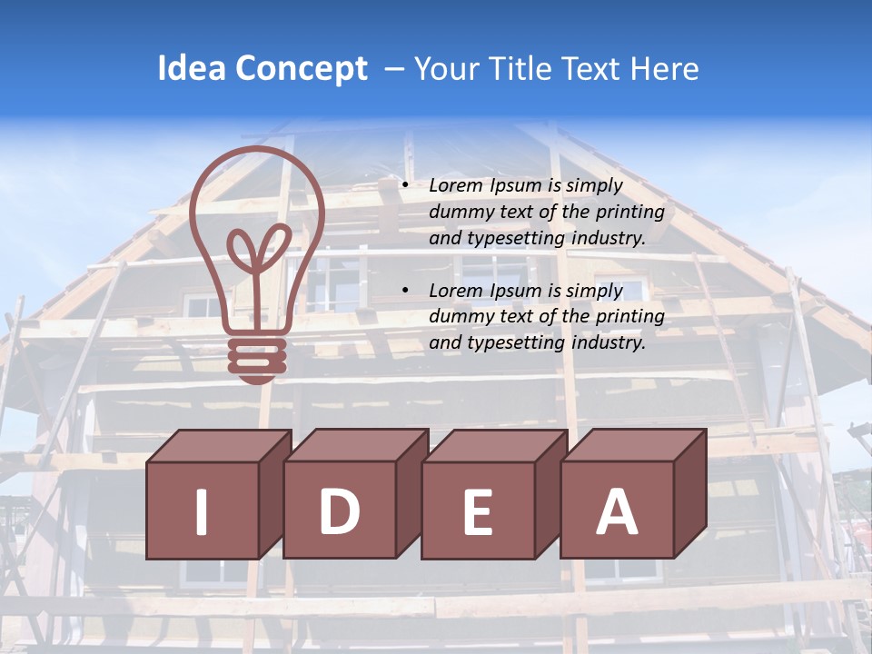 Energy Fixing Material PowerPoint Template