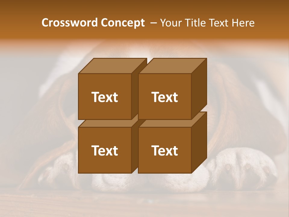 Puppy View Small PowerPoint Template